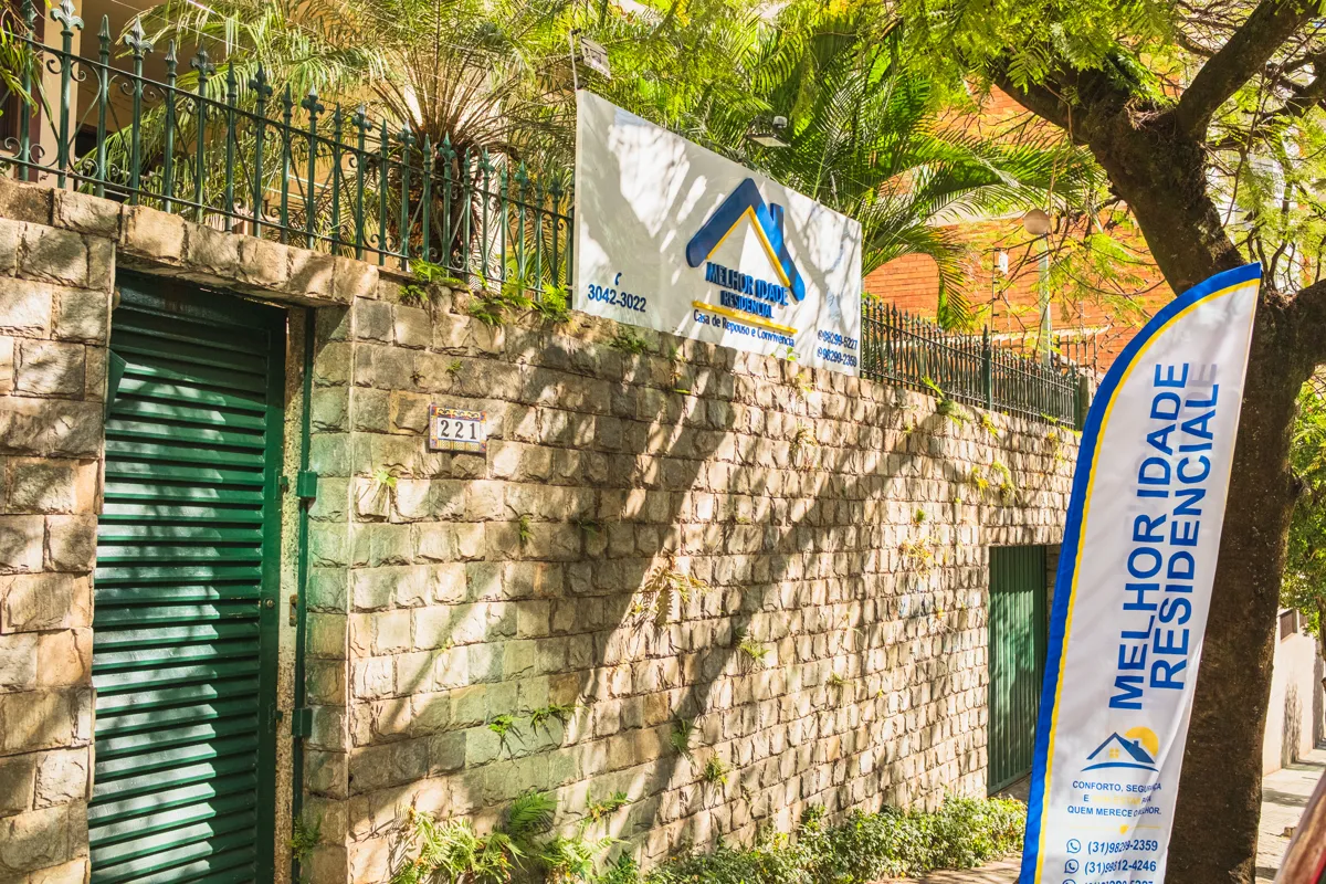 Fachada da unidade Gutierrez do Recanto Melhor Idade